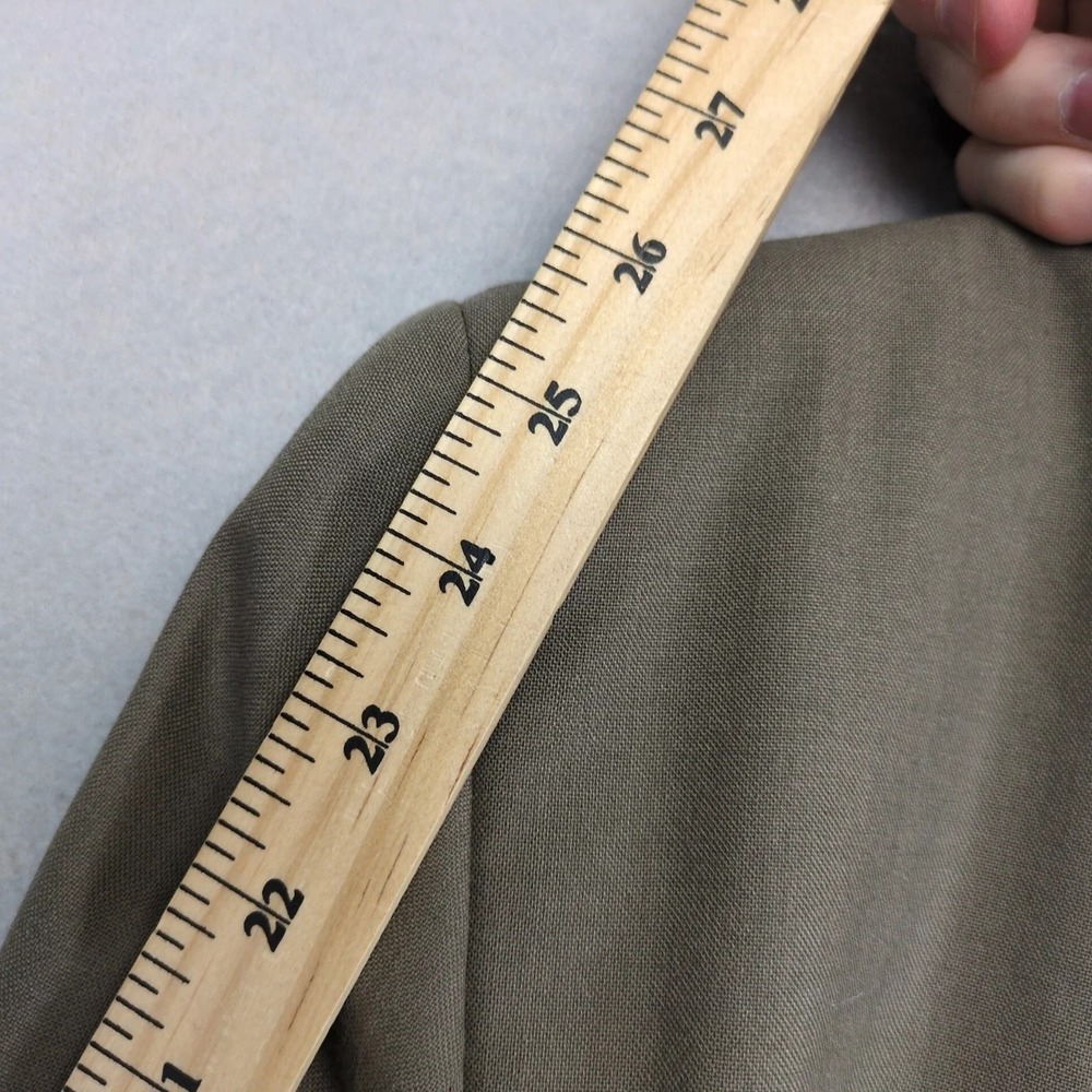 Meeting‎ Street Tan Suit Jacket Mens 46R Wool Blend Performance Blazer Classic - Picture 9 of 10